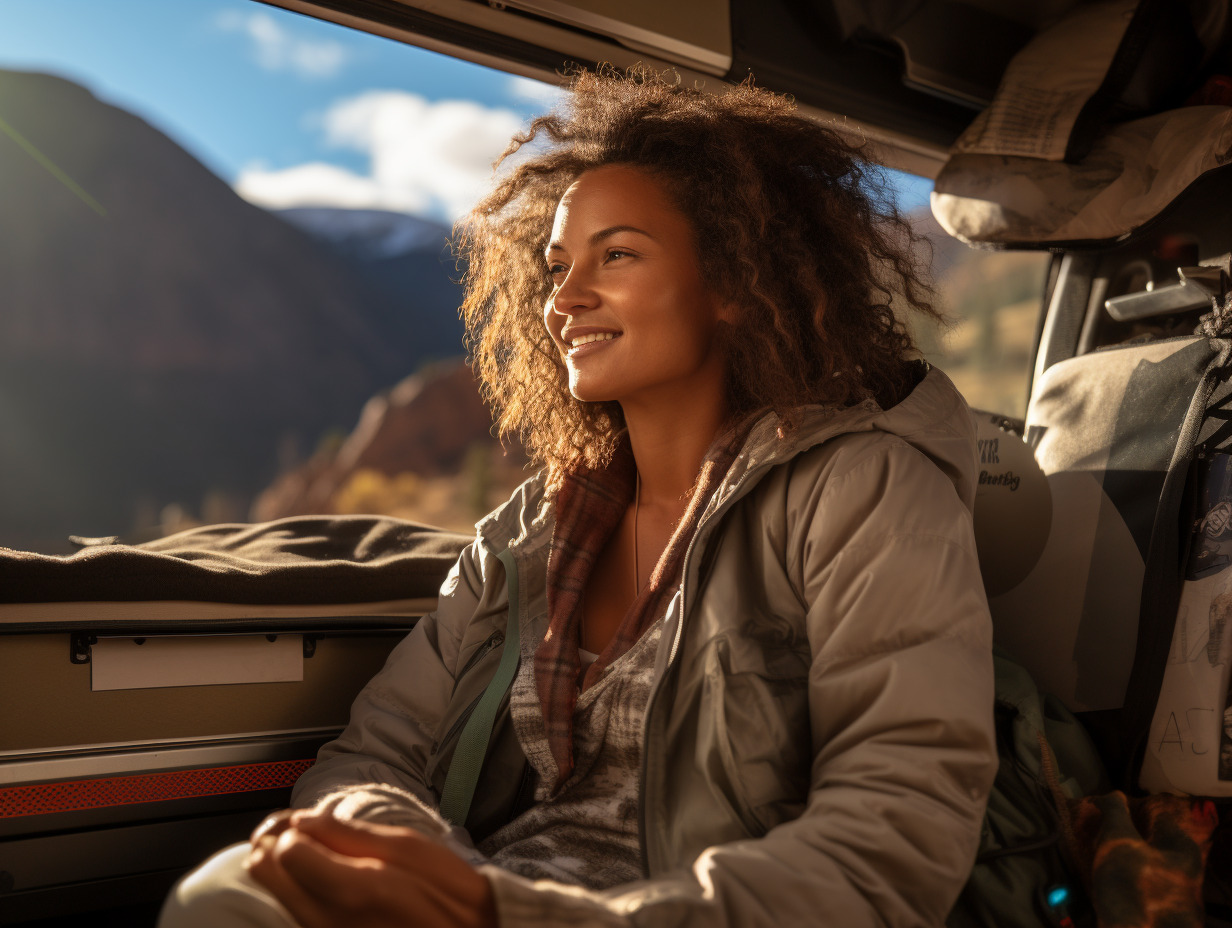 voyage en camping-car solo pour femmes : liberté et avantages - femme camping-car