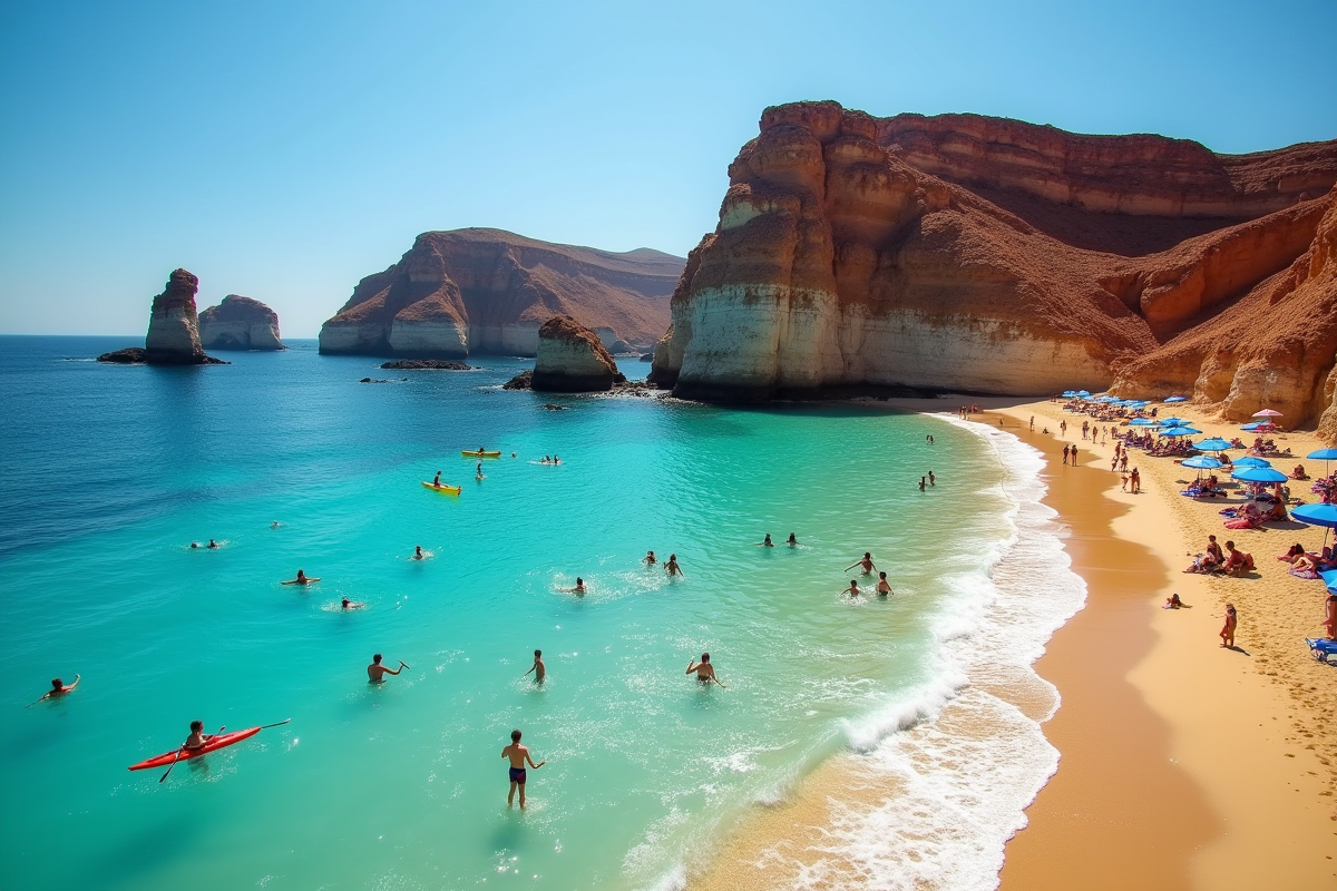 plage volcan